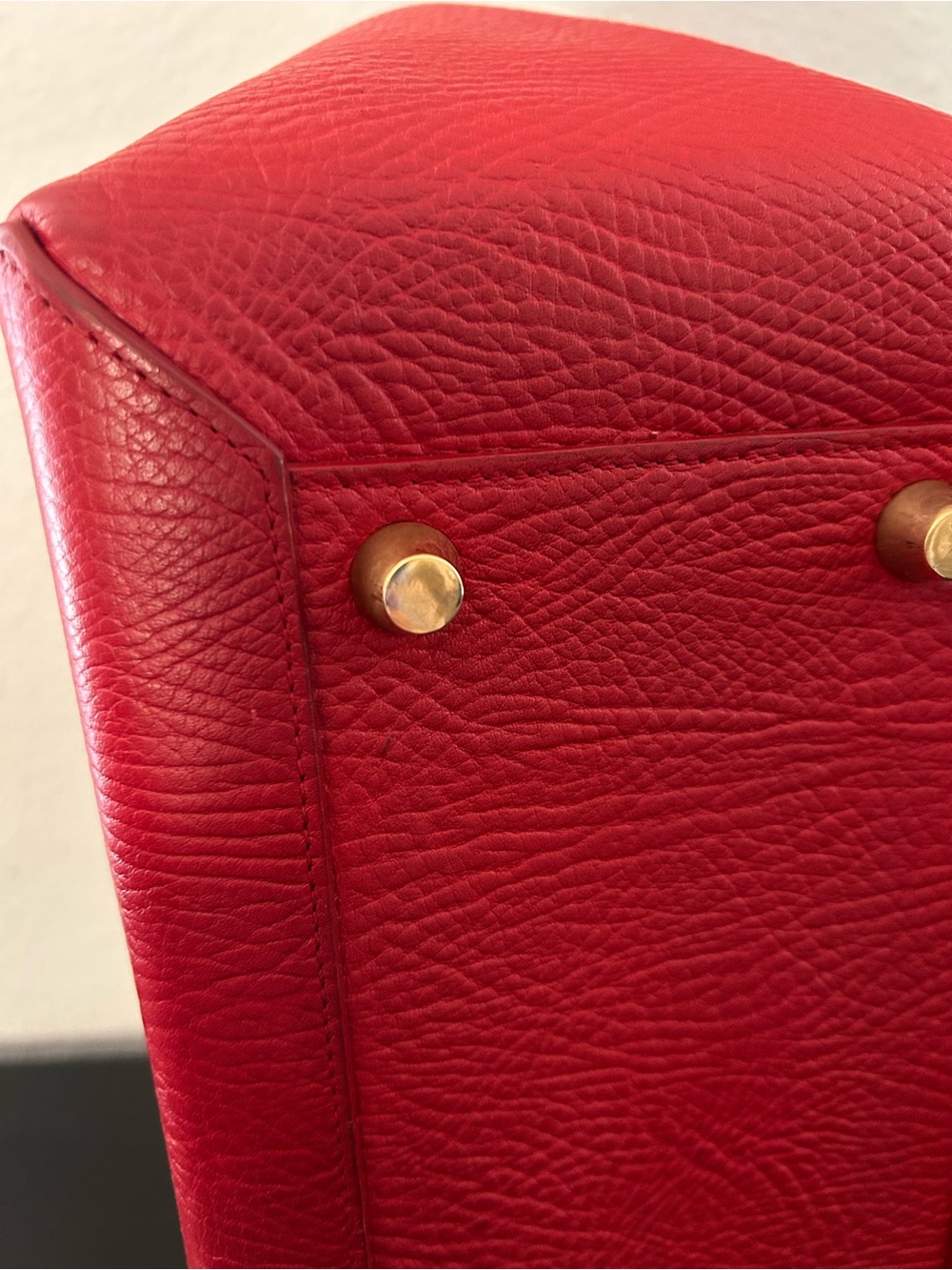 Celine Tricolor Grained Calfskin Belt Bag - Picture 5 of 9